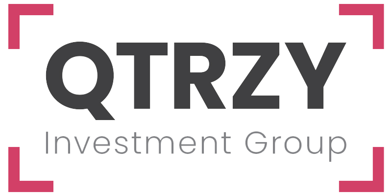 Logo wycięte QTRZY (Szare)